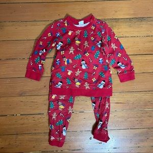H & M 1 1/2 - 2 years Christmas Holiday Top and Pants